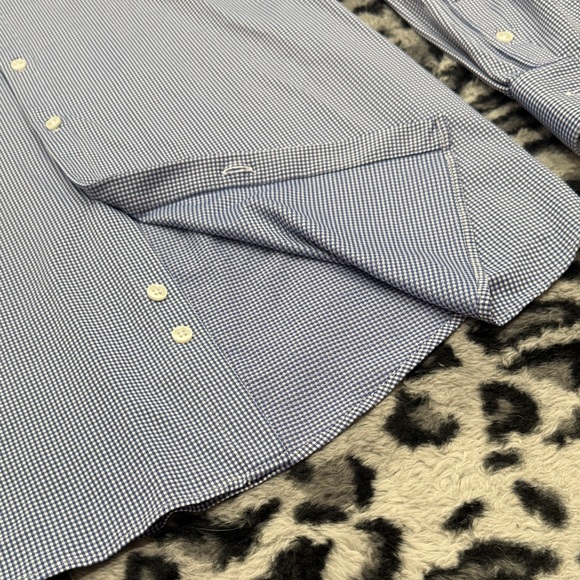 Mizzen+Main Navy Checkered Dress Shirt - Picture 5 of 7
